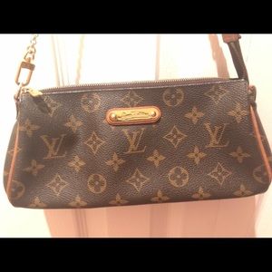 Authentic Louis Vuitton leather clutch